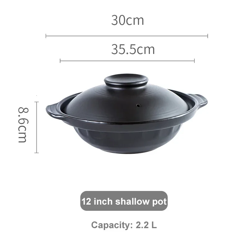 Koreaanse Pot Braadpan Aardewerk Soeppan Gestoomde Rijst Gestoofde Kip Rijst en Hittebestendige Claypot Rijst Gas Claypot