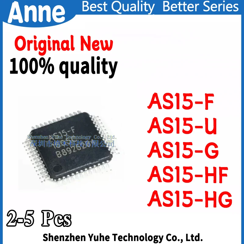 (2-5piece)100% New AS15-F AS15-U AS15-G AS15-HF AS15-HG QFP-48