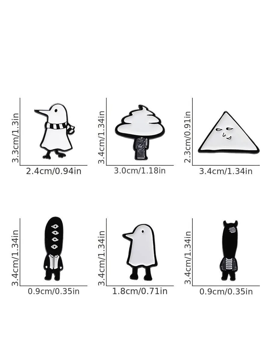 Cartoon Comic Goodnight Punpun Enamel Pin Oyasumi Punpun Devil Horn Eyes Brooches Lapel Backpack Badge For Kids Friends