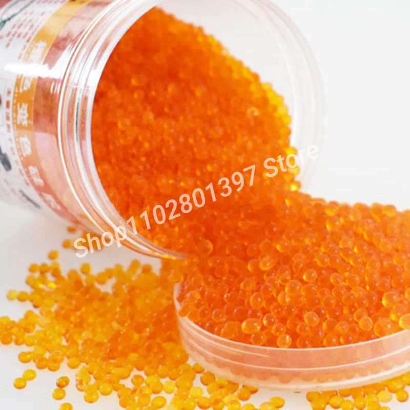 Color-Variable Orange Silica Gel for Indicating Desiccant