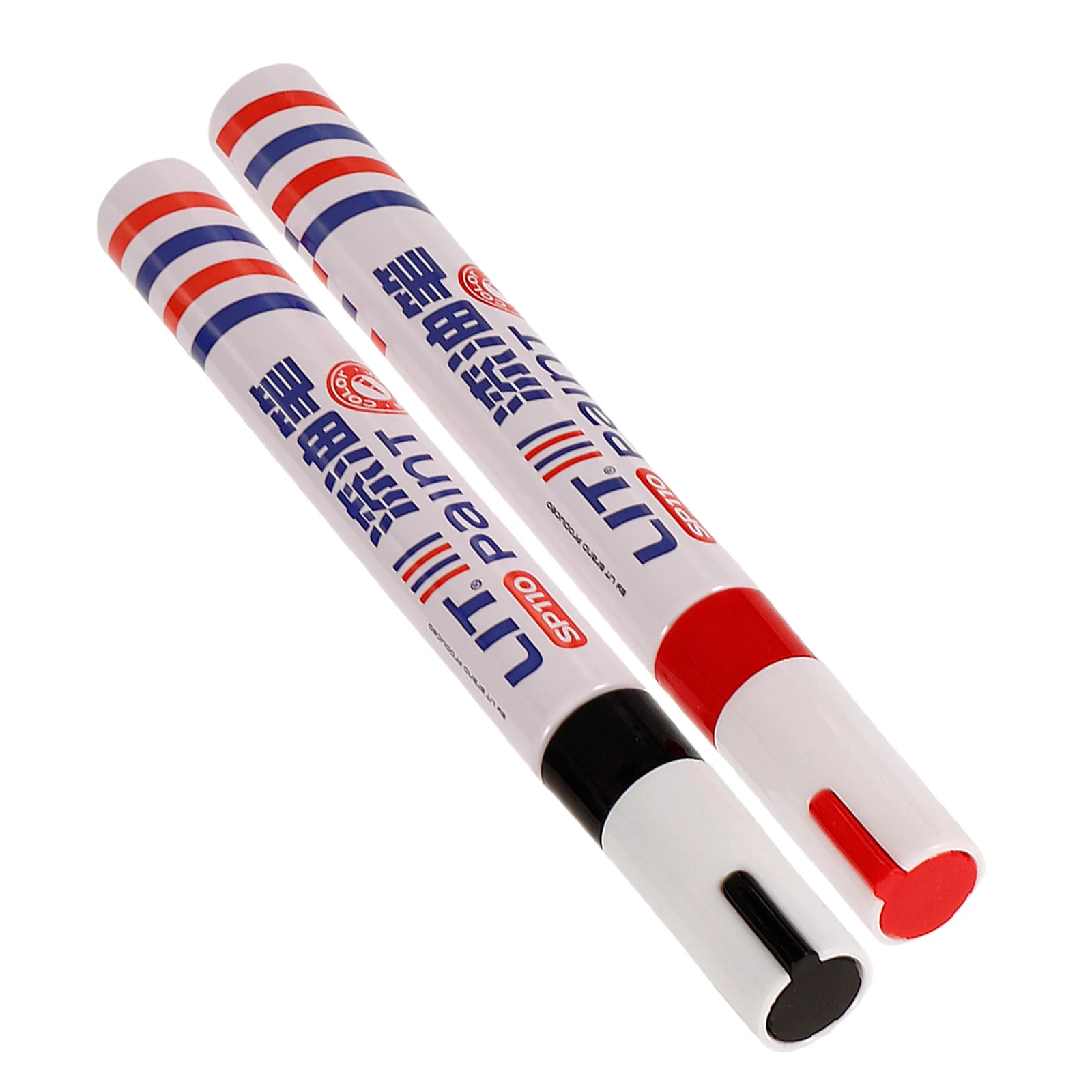2 Pcs Tombstone Tracing Paint Monument Writing Repair Pen Marker Pens for Plastic