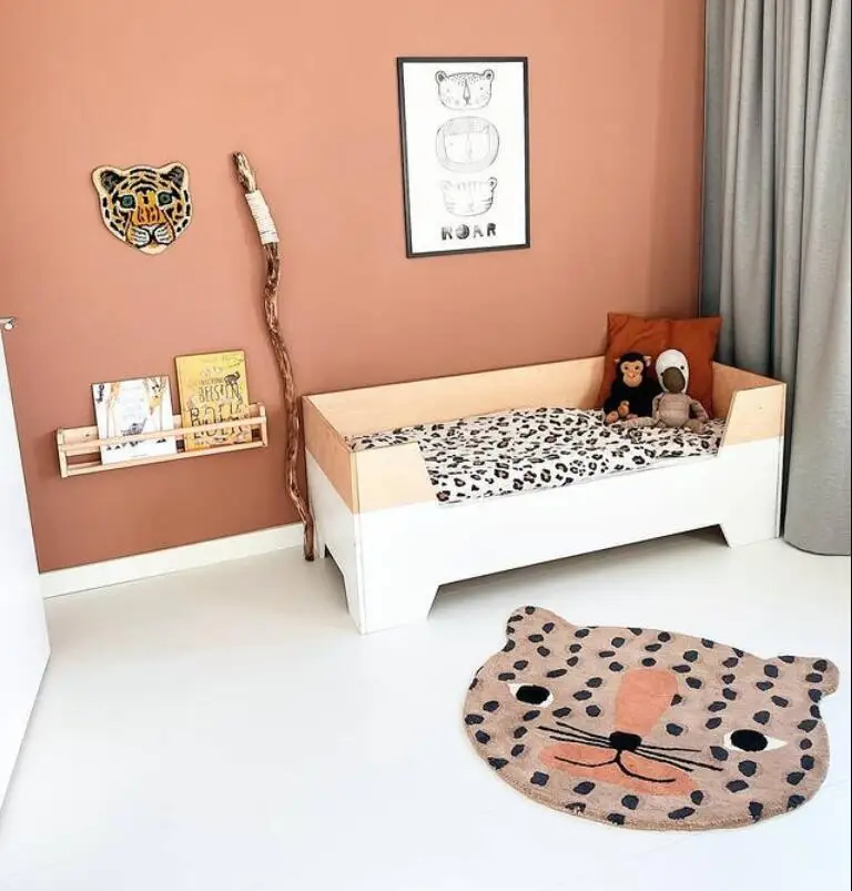 Nordic Home Boho Chair Cushion Mat Round Leopard Lovely Nordic INS Girls Sherpa Fleece Non-Slip Carpet Bathroom Rugs Bedside Mat