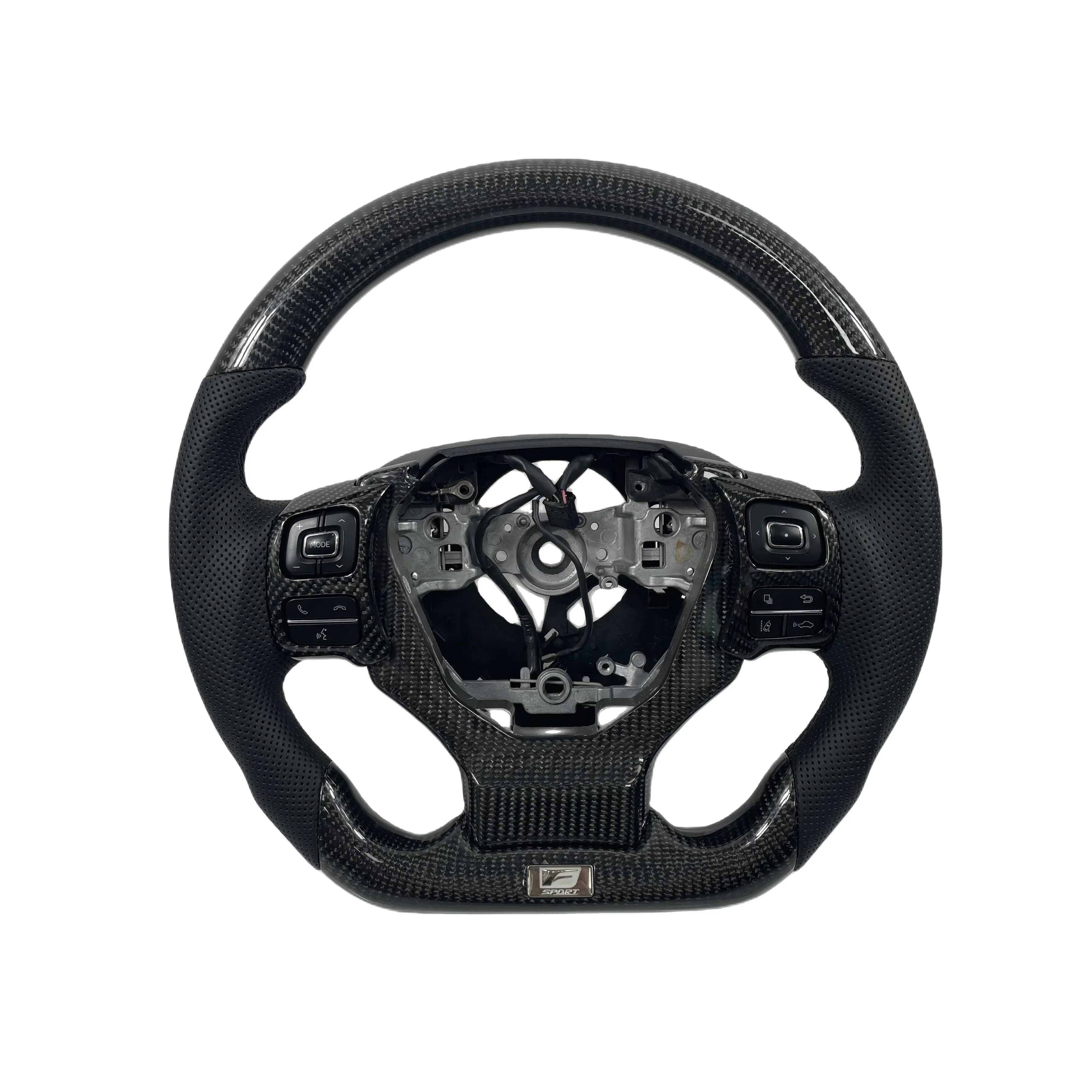 New Arrival Factory Customizable GS Style Car Steering Wheel Carbon Fiber Steering Wheel For Toyota LEXUS