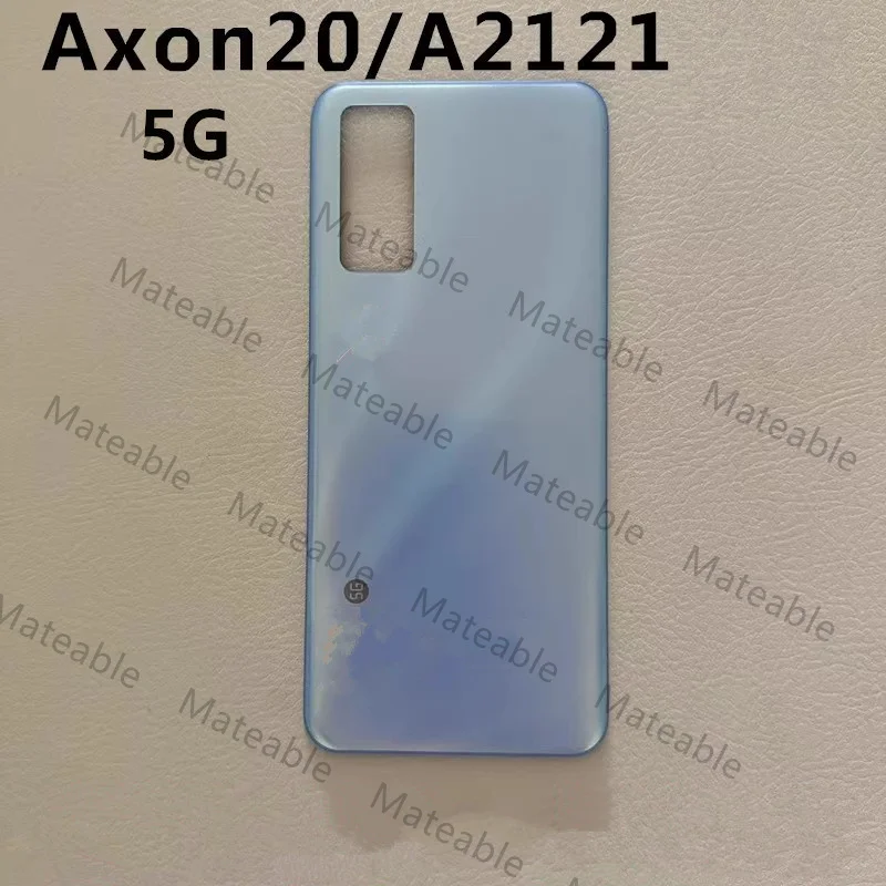 Axon20 5G الإسكان الخلفي ل ZTE Axon 20 5G A20 A2121 E G البطارية الغطاء الخلفي إصلاح الهاتف استبدال الباب