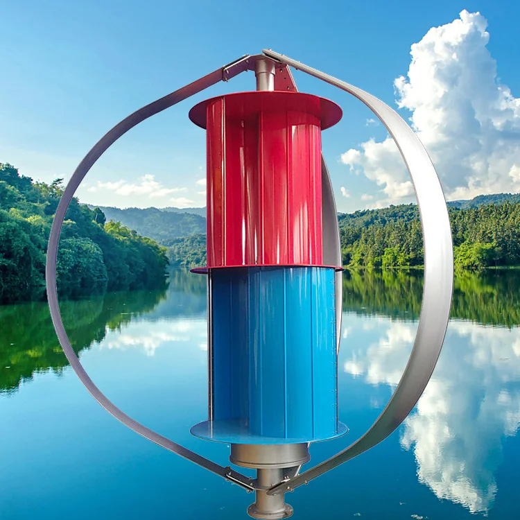 ELEGE 5kw Low Start Wind Speed 24v 48v 96v 120v Vertical Axis Wind Generator Home Magnetic Generator Price