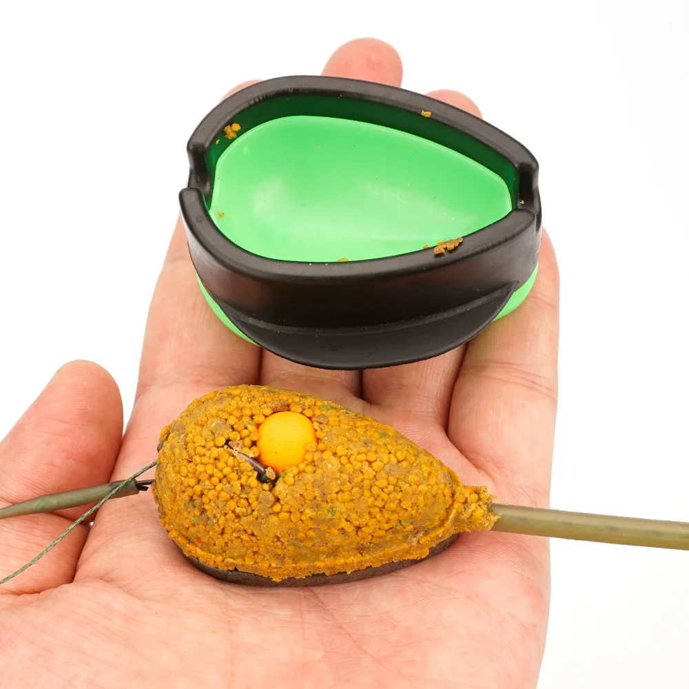 Hirisi طريقة صيد سمك الشبوط المغذية والقالب مجموعة أدوات صيد سمك الشبوط الطعم قفص سلة الطعم F117 ملحقات الصيد #2