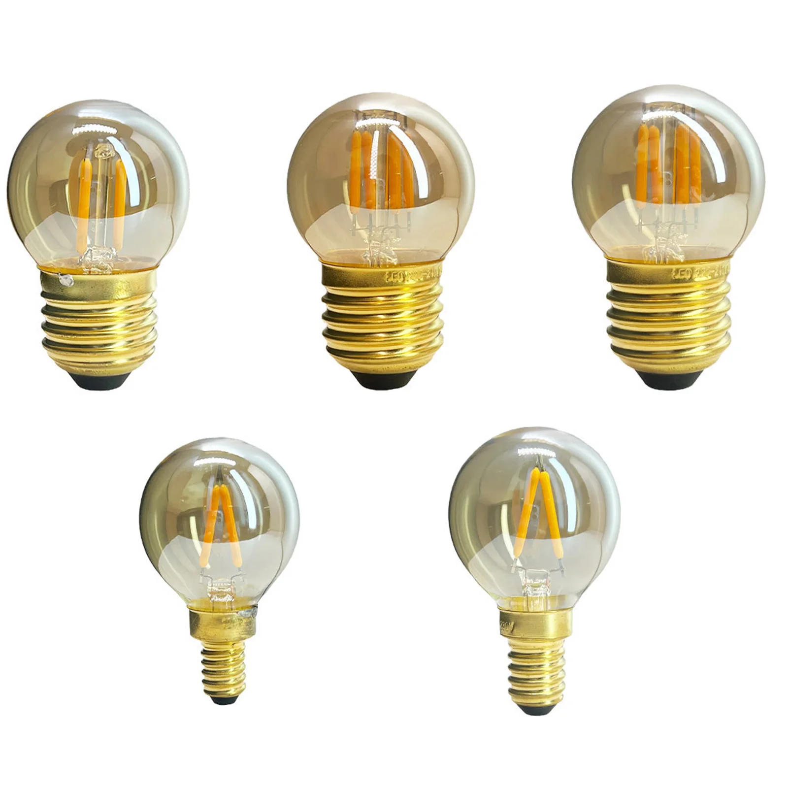 G40 Led Filament Globe Light Bulbs Day Night Home E12 E14 E27 E26 Lampada Lamp 360/Beam Energy-Efficient Ac110V Ac220V Cob Leds