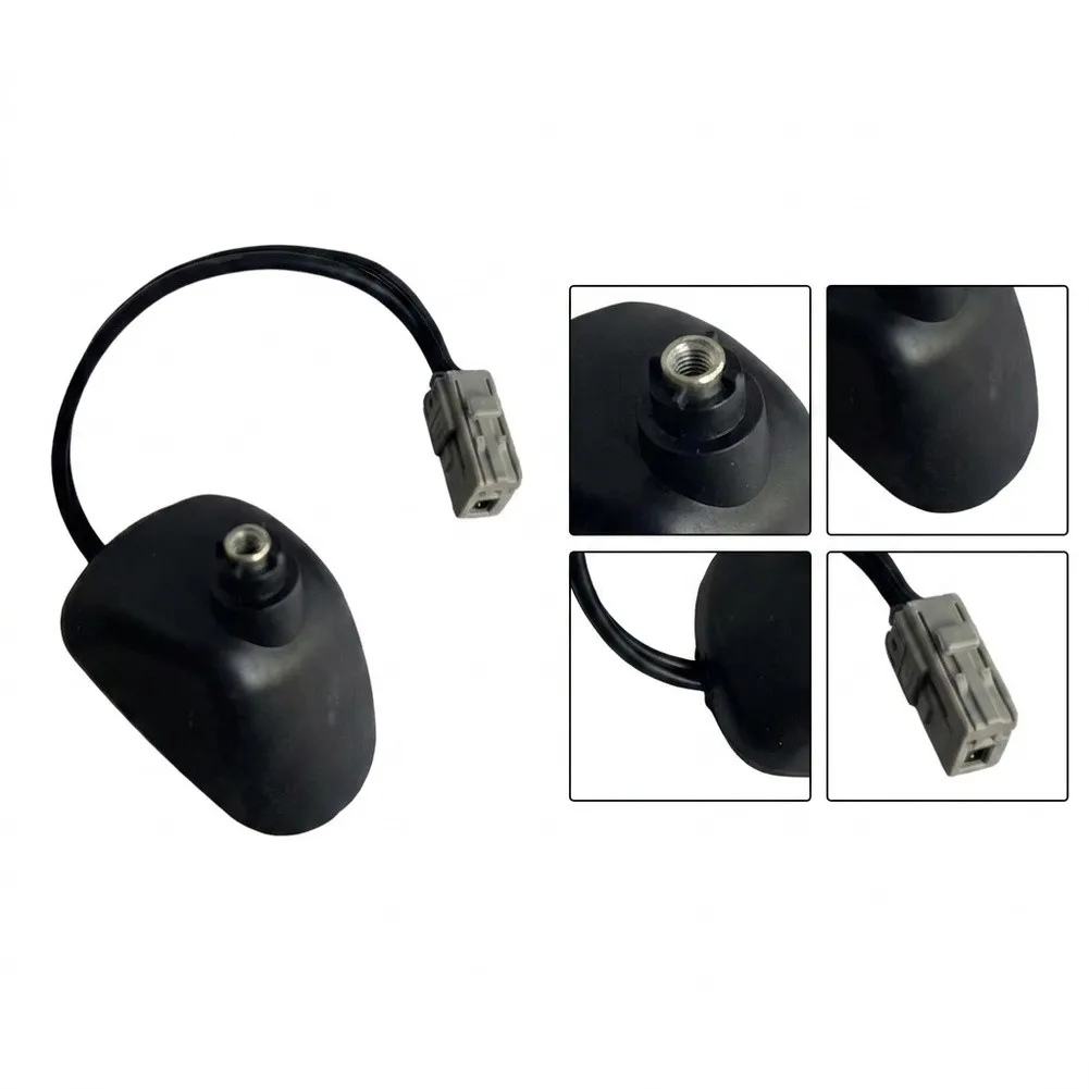 Vehicle Antenna Adapter Roof Radio Antenna Base Black Roof Antenna Replacement Antenna ABS Plastic Construction