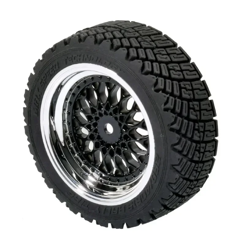 1/10、1/12、1/14オンロードタイヤ＆ホイール、12mm六角プラスチックリム、タミヤTT01、TT02、京商サクラD3、Trxs、4Tec 2.0対応