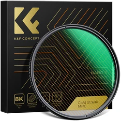 K&F Concept 67mm Gold Streak 2mm Filtr 77mm 82mm Science Fiction Filtr specjalny NANO-X 49mm 52mm 55mm 58mm 62mm 72mm