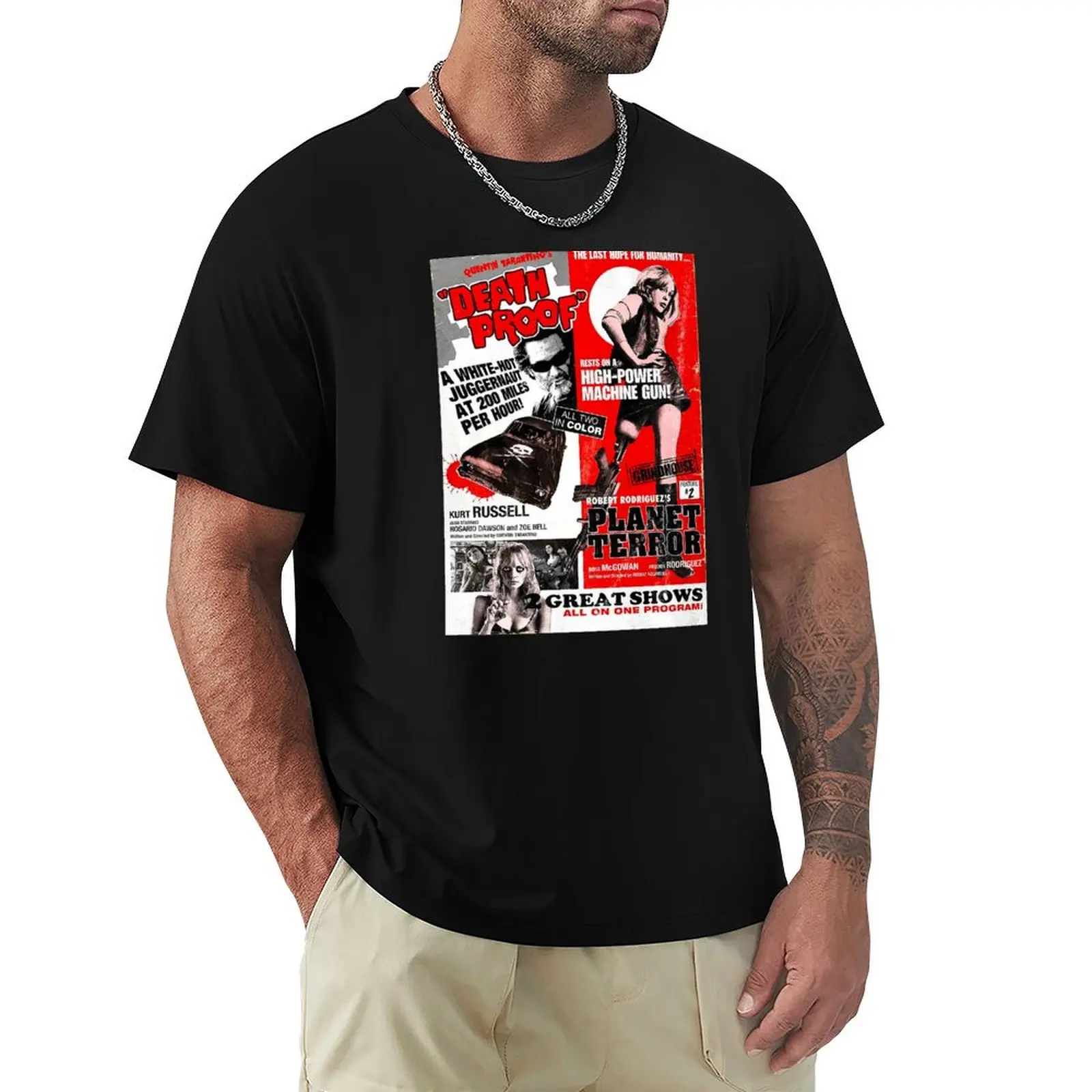 planet-terror-t-shirt-casual-pattern-print-tee-shirt