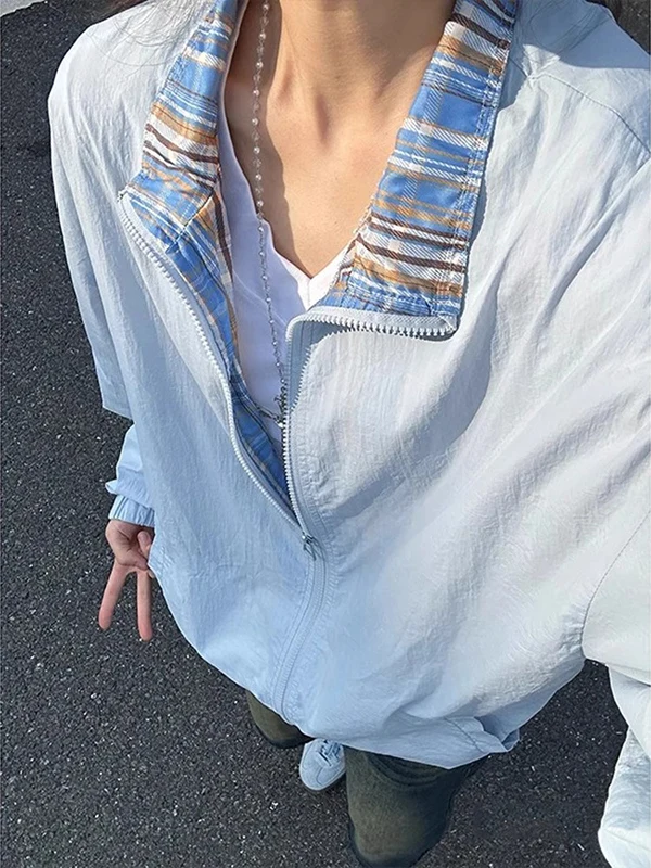 

Легкая повседневная куртка для пары с защитой от солнца, быстросохнущая, охлаждающая, в американском стиле, летняя, модная, с защитой от УФ-излучения