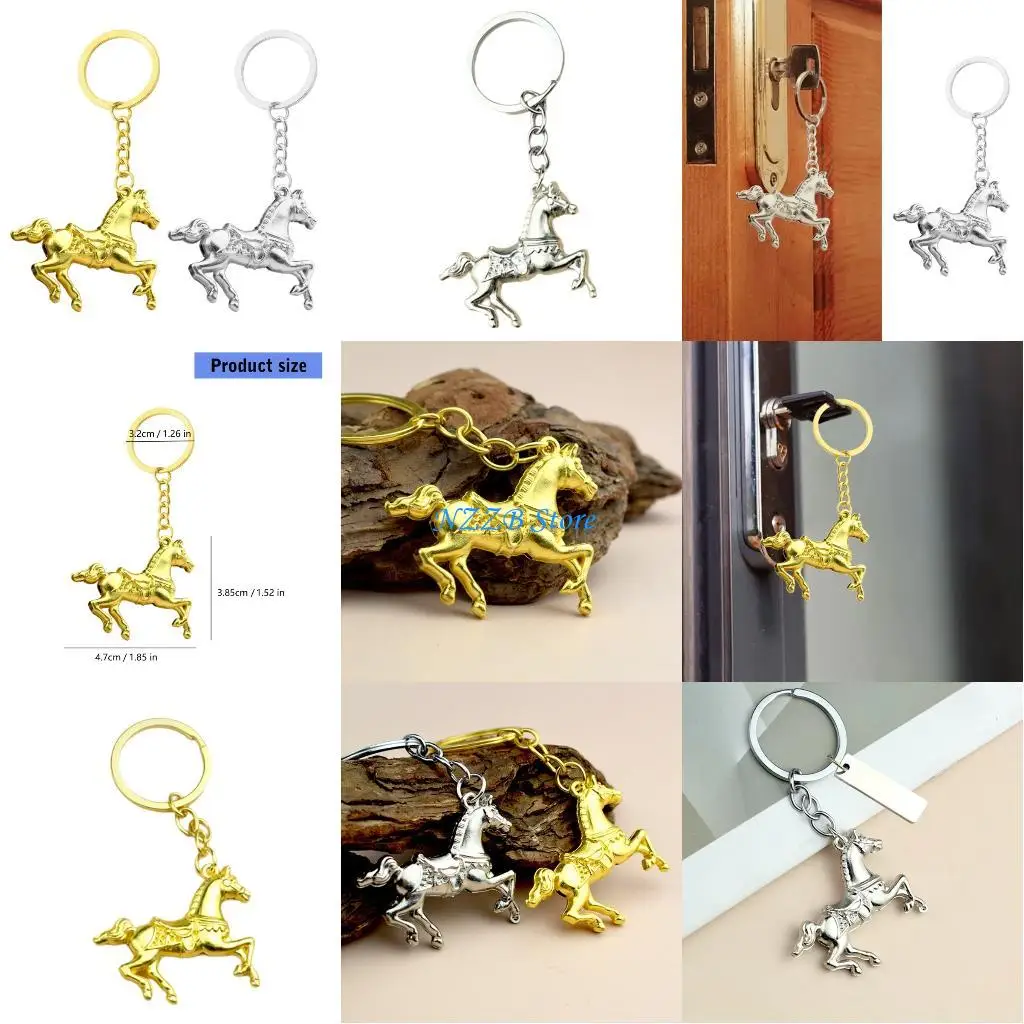 t21f-Цинковый-сплав-Подвеска-брелок-с-лошадью-обеспечивающая-длительный-срок-службы-идеально-подходит-для-сумок-для-ключей-или