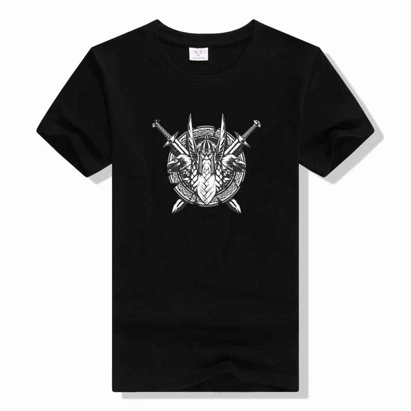 Vikings Odin Thor Ragnarok Loki Viking Valknut Rune T-Shirt Cotton O-Neck Short Sleeve Casual Mens T-shirt