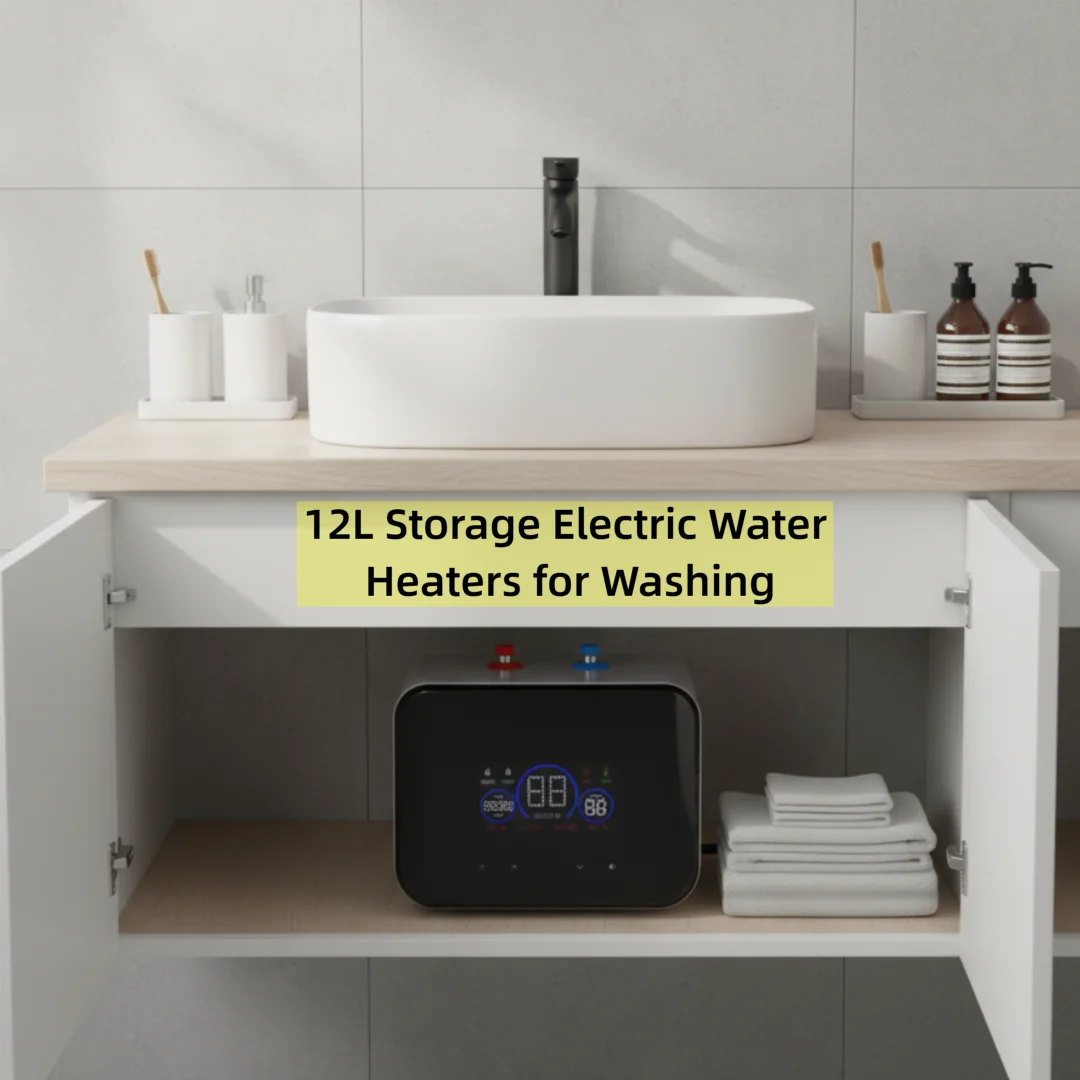 Compact Mini Storage Water Heater Tank 12L Energy Efficient Instant System for Camping or Food Truck Use