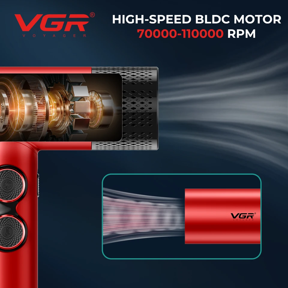 VGR V-401 ヘアドライヤー 1600-1900W Hair Salon Dryer & Wall Mount Hair Dryer V-401 Supply By VGR-VGR