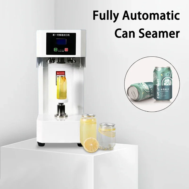 

Automatic Tin Can Commercial Sealing Machine Drink/Soda Sealer Cup Body Non-Rotation Aluminum Beer Bottles PET Jar Cans Seamers
