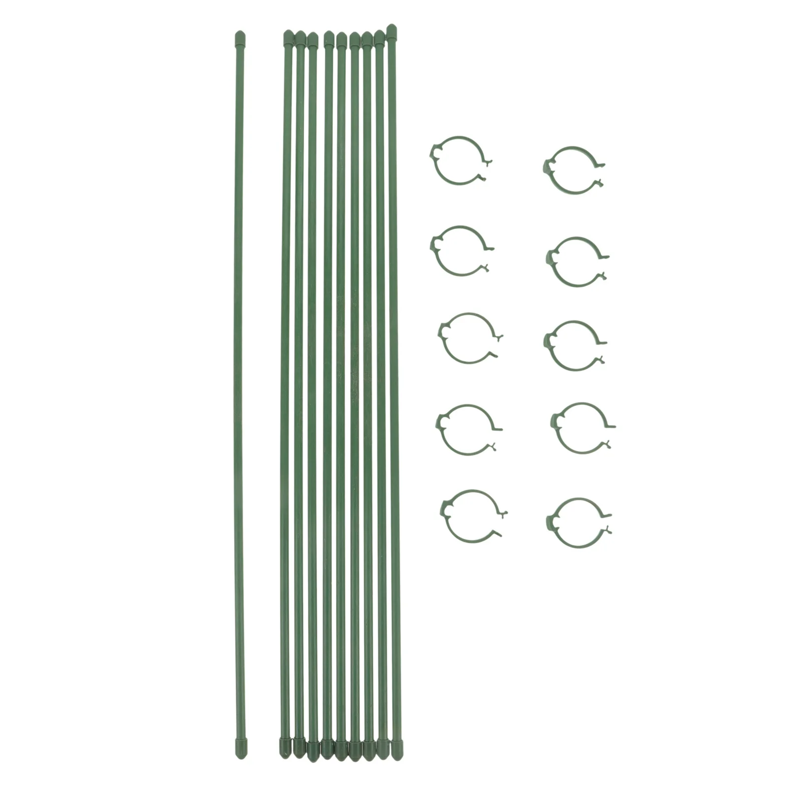 

10Sets Plant Climbing Support Stake Indoor Outdoor Garden Potted Plants Holder Strong Plastic Grow Guide Frame Decorative Rack