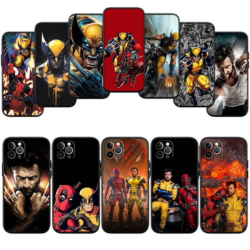 Wolverine Deadpool Phone Case for Samsung Galaxy A05 A05S A12 A13 A15 A33 A53 A73 M15E M55 S10 S10E S20 Ultra Lite Plus Fe