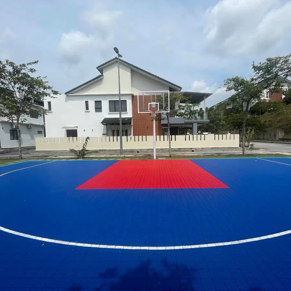 

Beable Outdoor Green Color Interlocking Sports Flooring, Used for Badminton, Tennis Court, Custom Size Color Logo