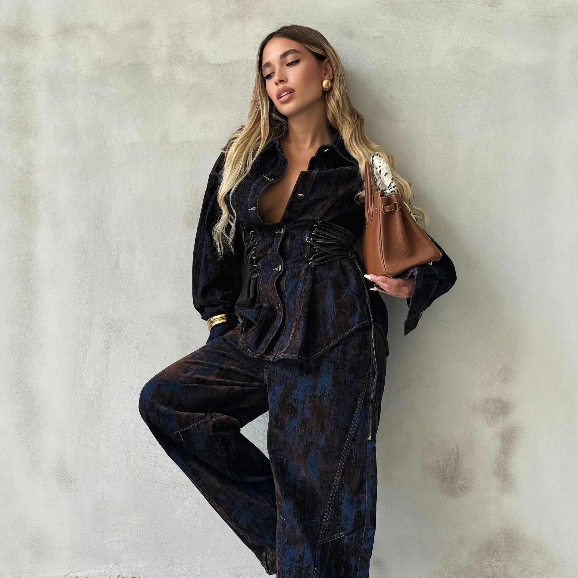 ชุดเดนิม 2 ชิ้น เสื้อแจ็คเก็ตเ - Women'S Fashion Denim Jacket บทวิจารณ์และราคา