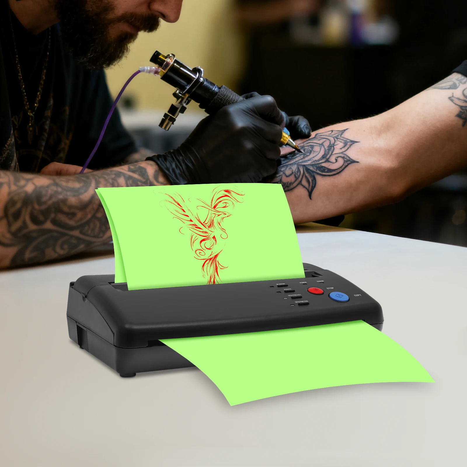 Tattoo Stencil Transfer Copier Printer Tattoo Transfer Machine A4 Thermal Tattoo Stencil Printer For Tattoo Studio Artists