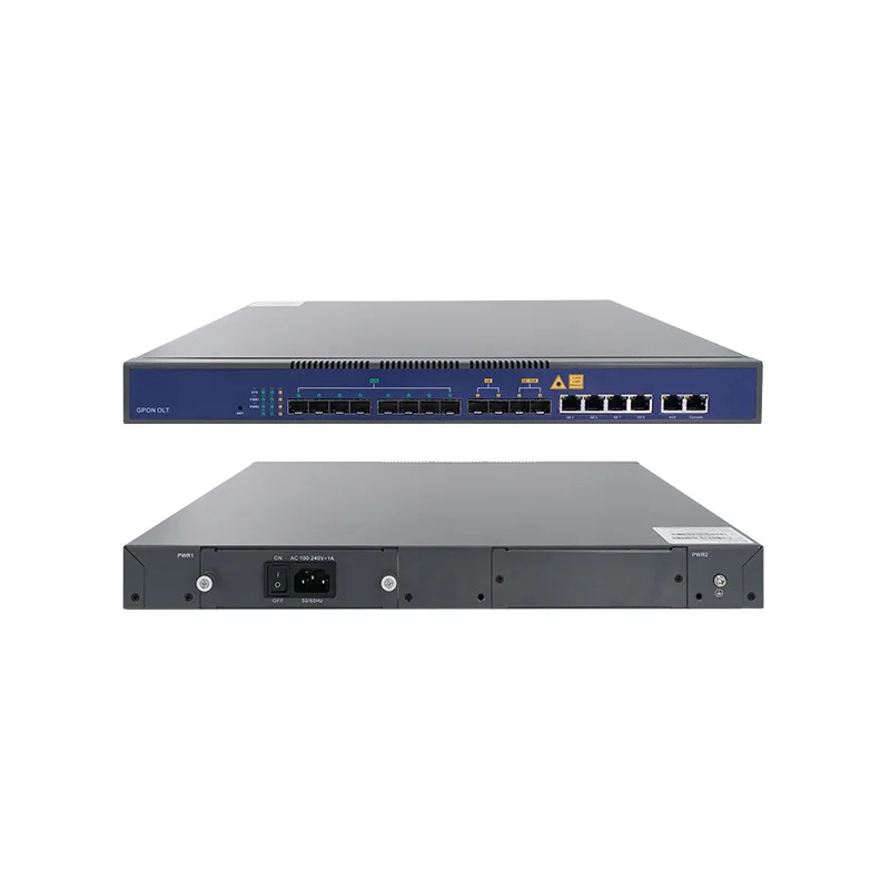 Products subject to negotiationFully New Best Selling 8Port OLT GPON Support Web Management 8 PON Port 20KM Fiber FTTH GPON