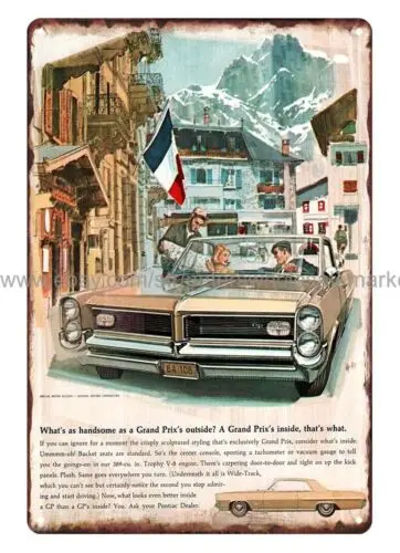 1964 автомобильный красивый металлический жестяной знак ностальгическая стена домашняя таверна