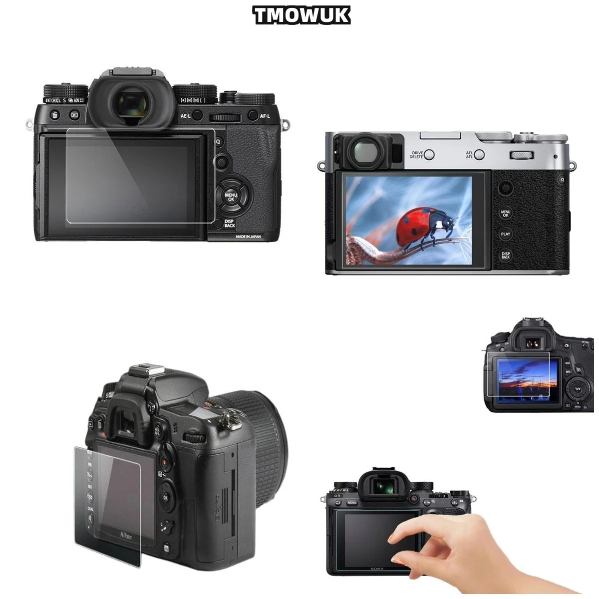 

For Fujifilm X-T1 T2 XA3 XA5 XA10 XA20 9H Hardness HD Clear Tempered Glass Film Screen Protector Guard