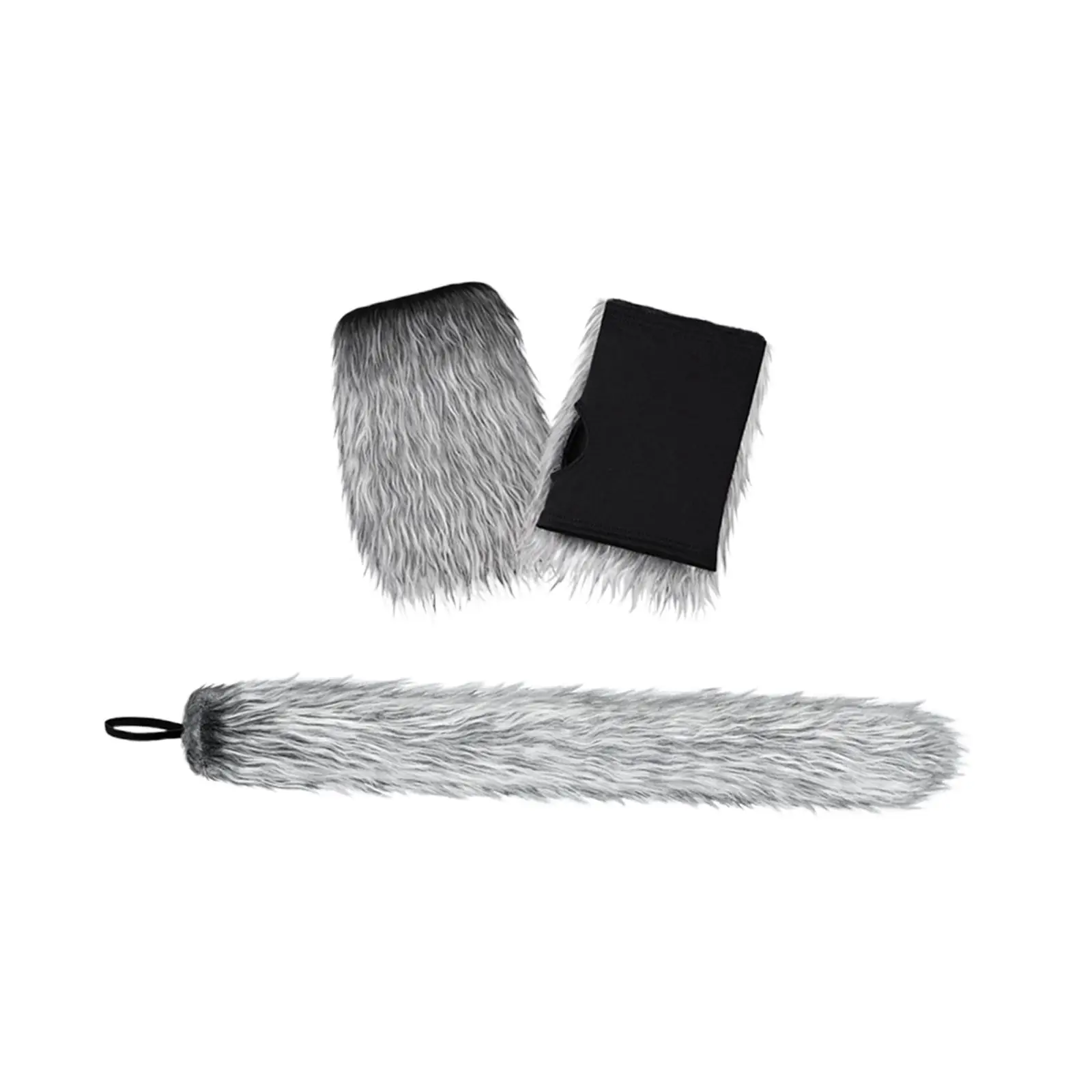 Wolf Tail and Gloves Cosplay for Carnival Party Favor