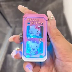 Hello kitty cartoon animation creative rotating high-end windproof cool marquee cute personality high-looking trendy lighter