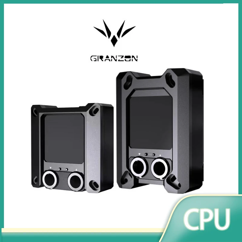Granzon CPU Block Use for INTEL LGA115X 1200 1700 1800 2011 /AMD Ryzen 3/5/7/9 X470 X570 Water Cooler Radiator GAISC / GAMSC