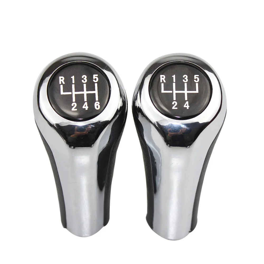 Suitable for BMW bright gear head handball gear lever 5/6 gear shift handball car gear handle accessories 3