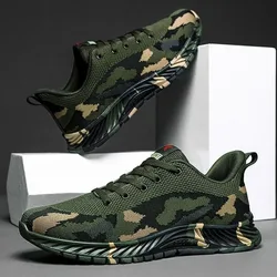 Men Shoes Casual Sport Tennis Shoes Breathable Lightweigth Walking Running Shoes Camo Colorful Non Slip Sneakers