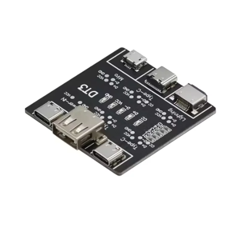 USB Data Cable On-Off Detection Board for Micro Type-C Port DT3 USB Cable Tester Fast Detection Lightweight Durable