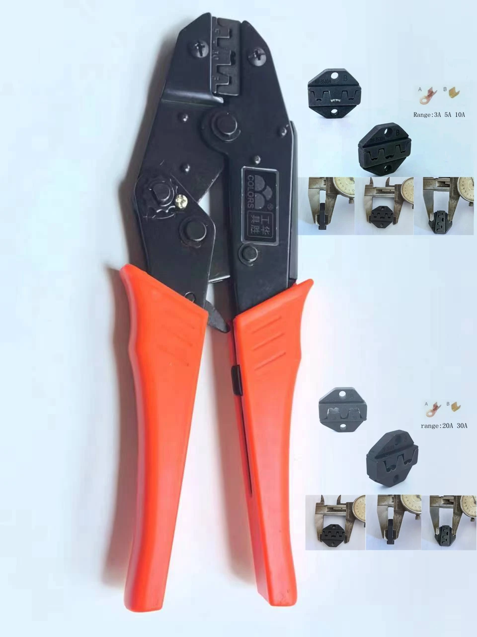 Die Sets For FSE/HS-3510A 2030A Crimping Plier Jaws Machine Modules Crimping OT copper passing through Terminals