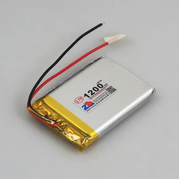 In de kern 1200mAh 603448   Draadloze draadloze telefoonleesmachine 3,7 V lithium-polymeerbatterij 603450   Oplaadbare Li-ion cel