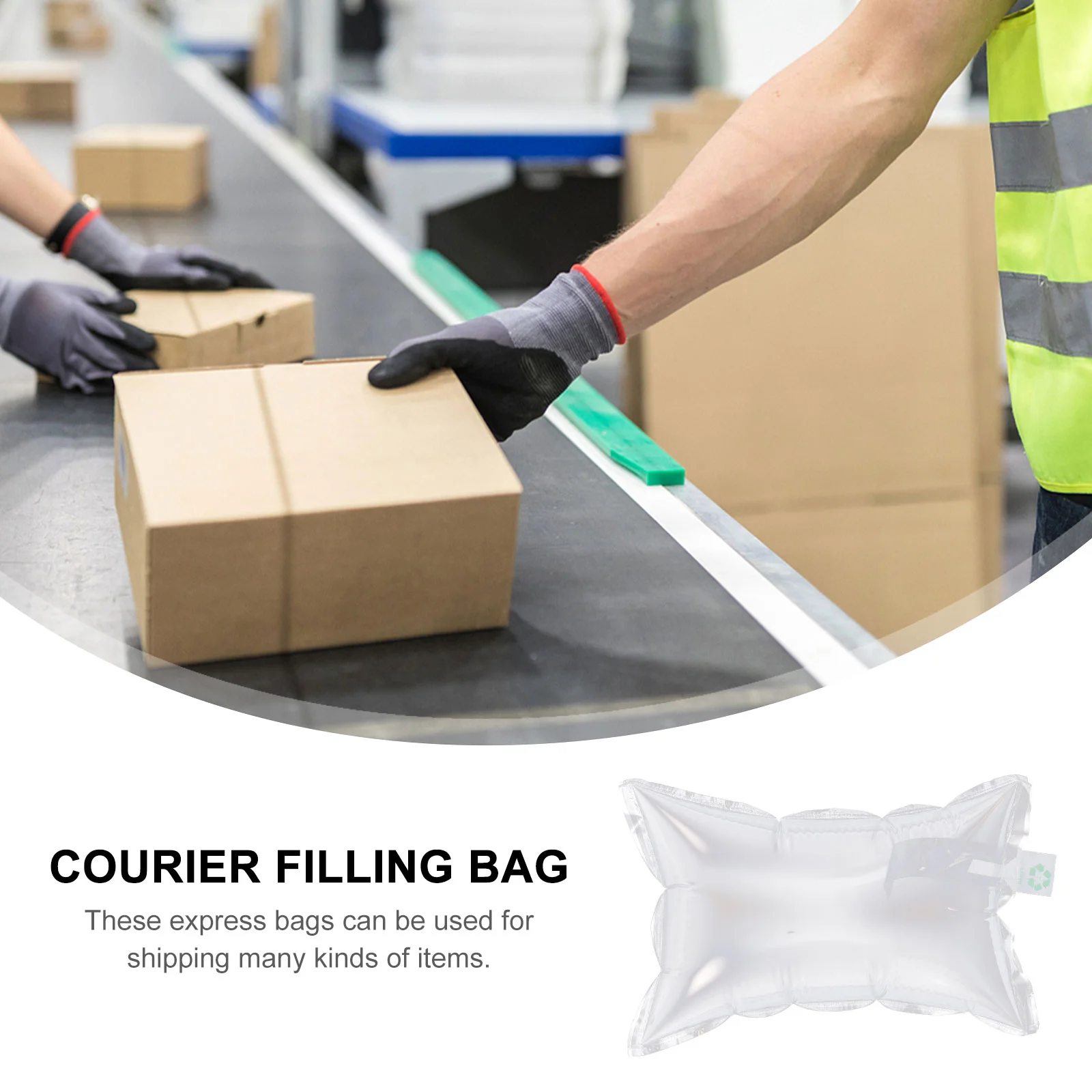 30 PCS Pillow Filling Bag Travel Foam Padding Shipping Air Bags Buffer 30X20X01cm Pe Film Packaging