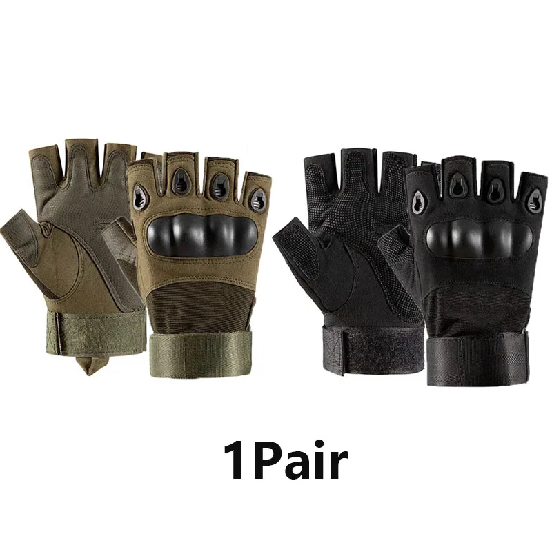 Men Half Finger Equestrian Gloves Anti-Slip Breathable Outdoor Knight Gloves for Horse Riding Motorcycle Cycling Working