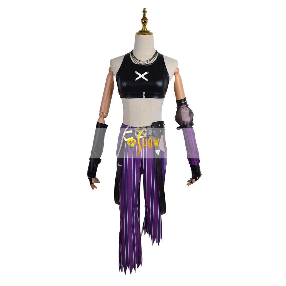 Lol Arcane Jinx Kostuum Voor Vrouwen League Of Legende Cosplay Jinx Cosplay Outfit