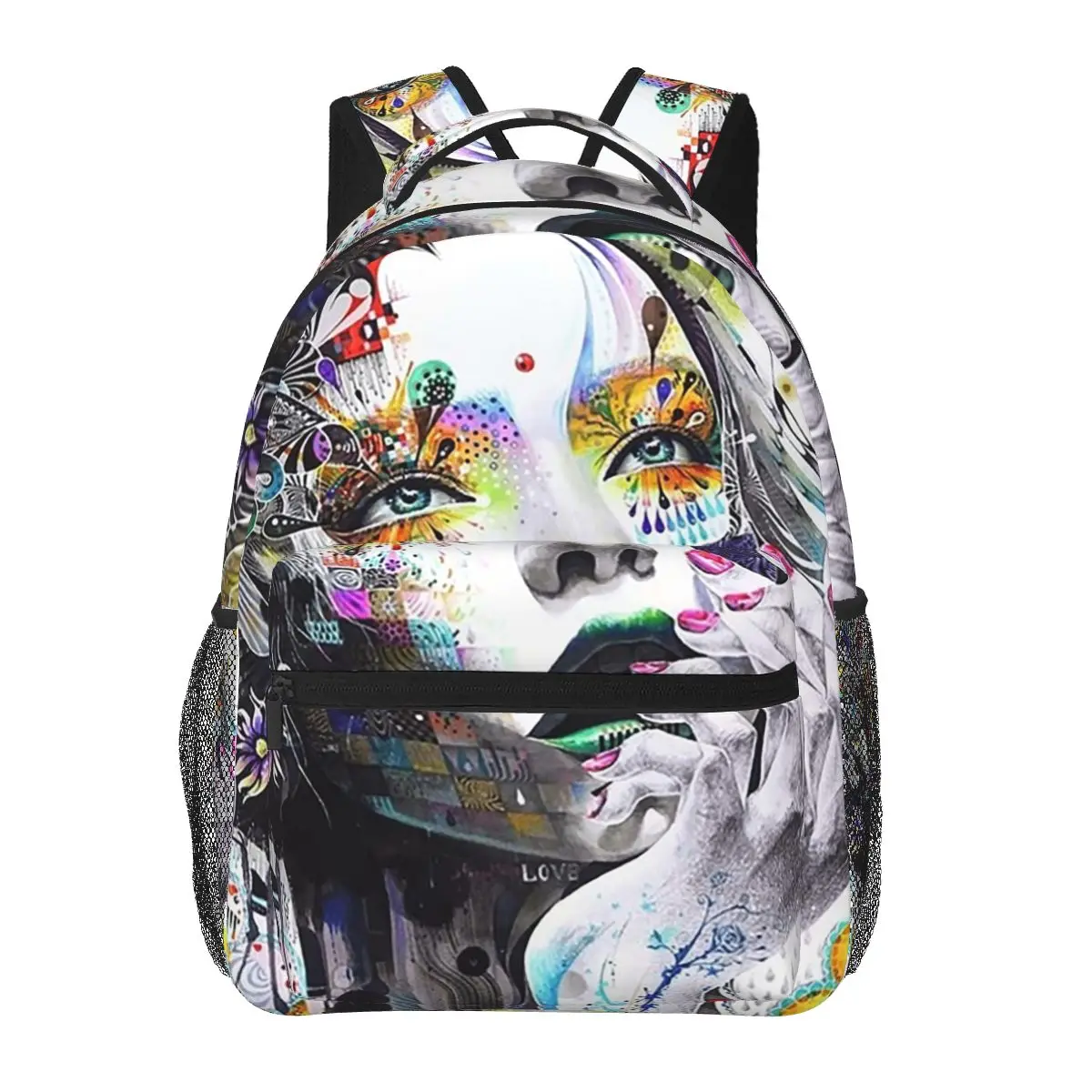 

Бэнкси, городская принцесса, граффити, картина маслом, рюкзаки для мальчиков и девочек, сумка для книг, студенческие школьные сумки, дорожный рюкзак, сумка на плечо