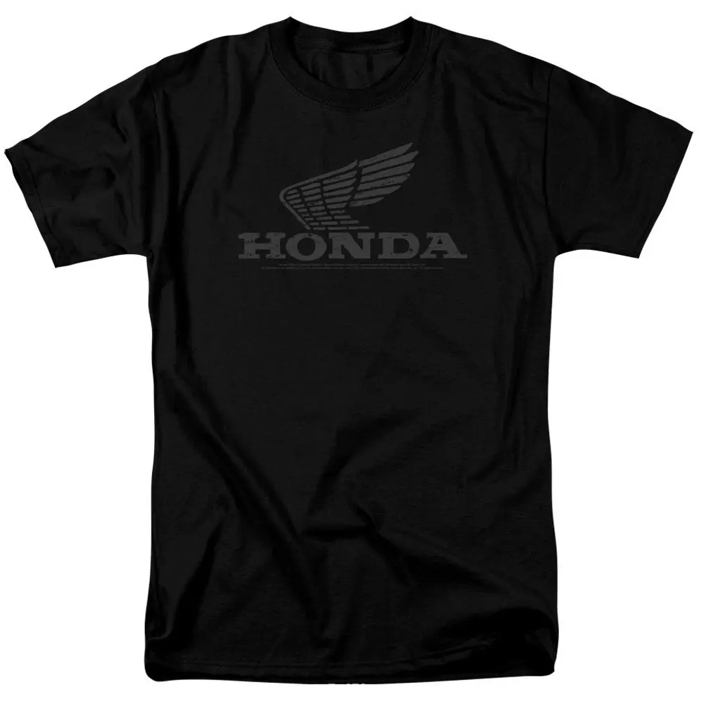 AliExpress Honda Men's and Women's T-shirt Summer Cotton Tee Honda Vintage Wings Short-sleeved Spring and Autumn Motorcycle Cycling Top