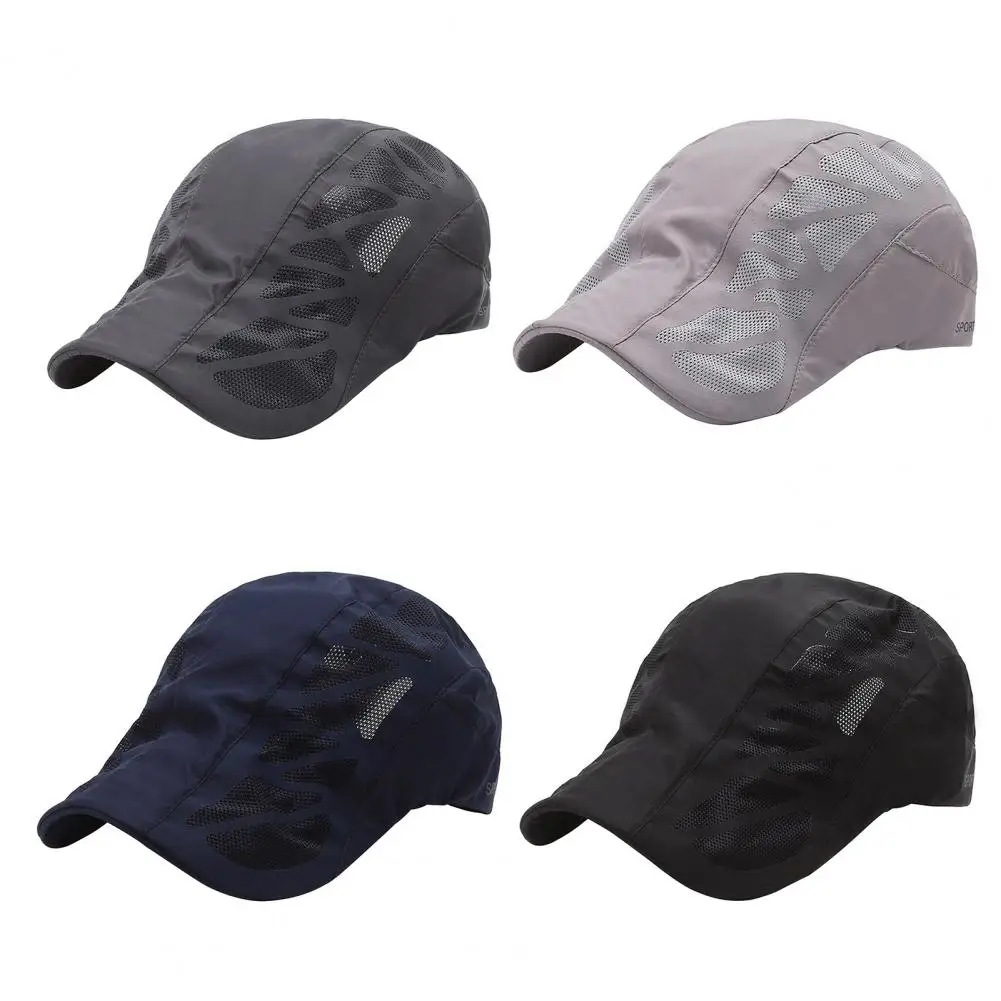 Gorra de correr de secado rápido Unisex, sombrero de sol transpirable para las cuatro estaciones, gorra de verano, gorras de malla ligeras para