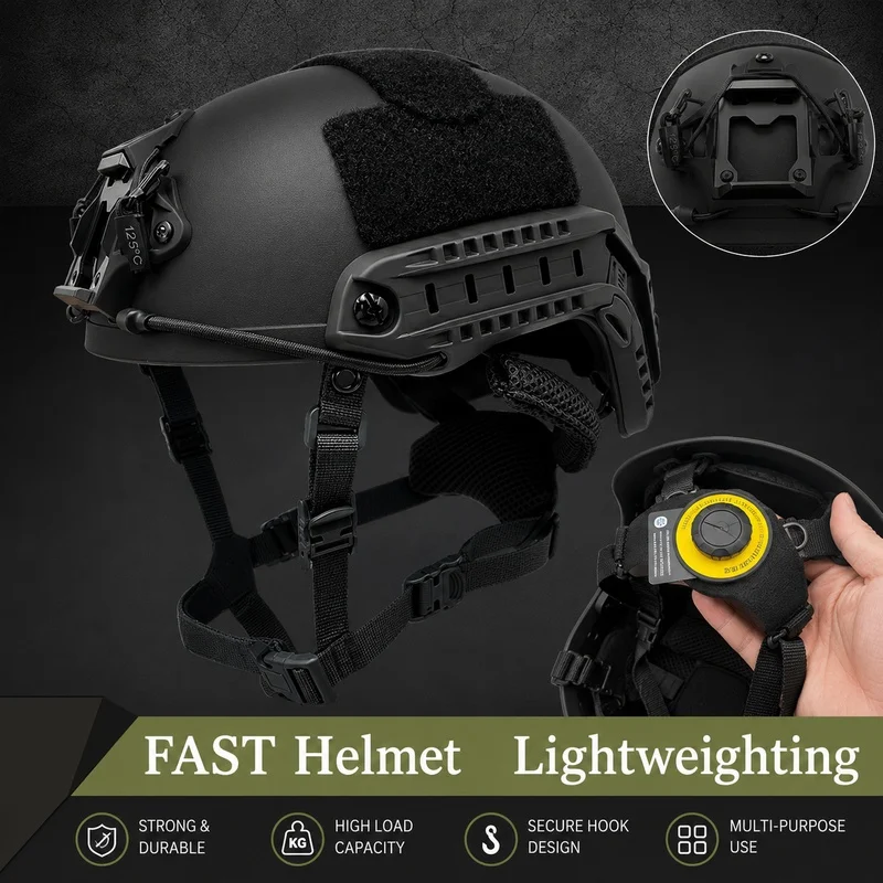 fast-helmet-30-abs-lightweight-with-adjustable-suspension-dial-for-cycling-airsoft-tactical-training