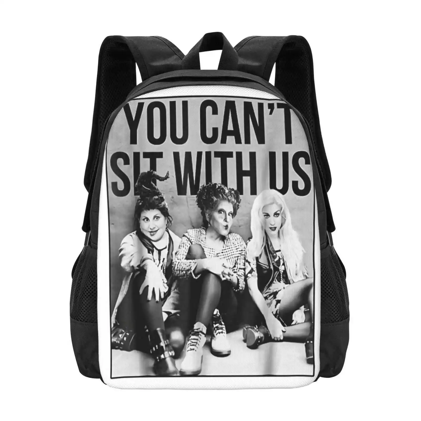 You Can\'T Sit With Us Funny Tshirt School Bags Travel Laptop Backpack Hocus Pocus