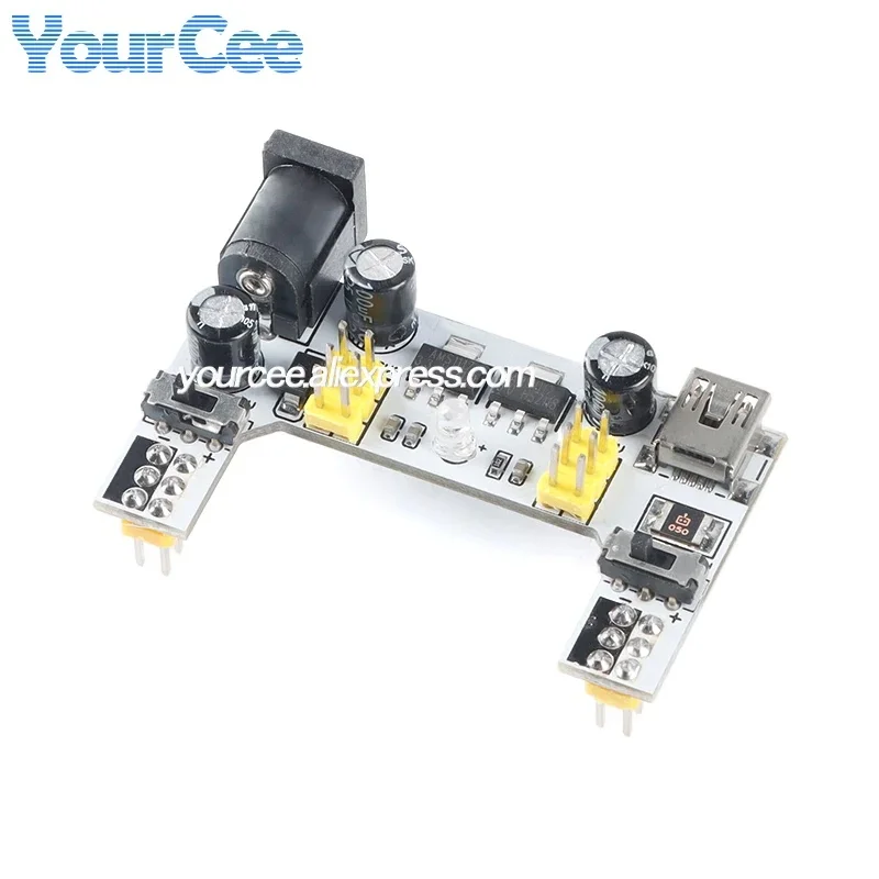 2pcs/1pc MB102 Breadboard Bread Board Dedicated Power Module 2-way 3.3V 5V MB-102 Solderless Bread Board