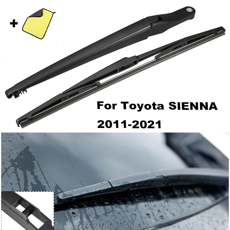 

Rear Wiper Arm & Blade Fit For Toyota SIENNA 2011-2021 85241-08020 ABS Rubber Back Windscreen Wiper Car Accessories