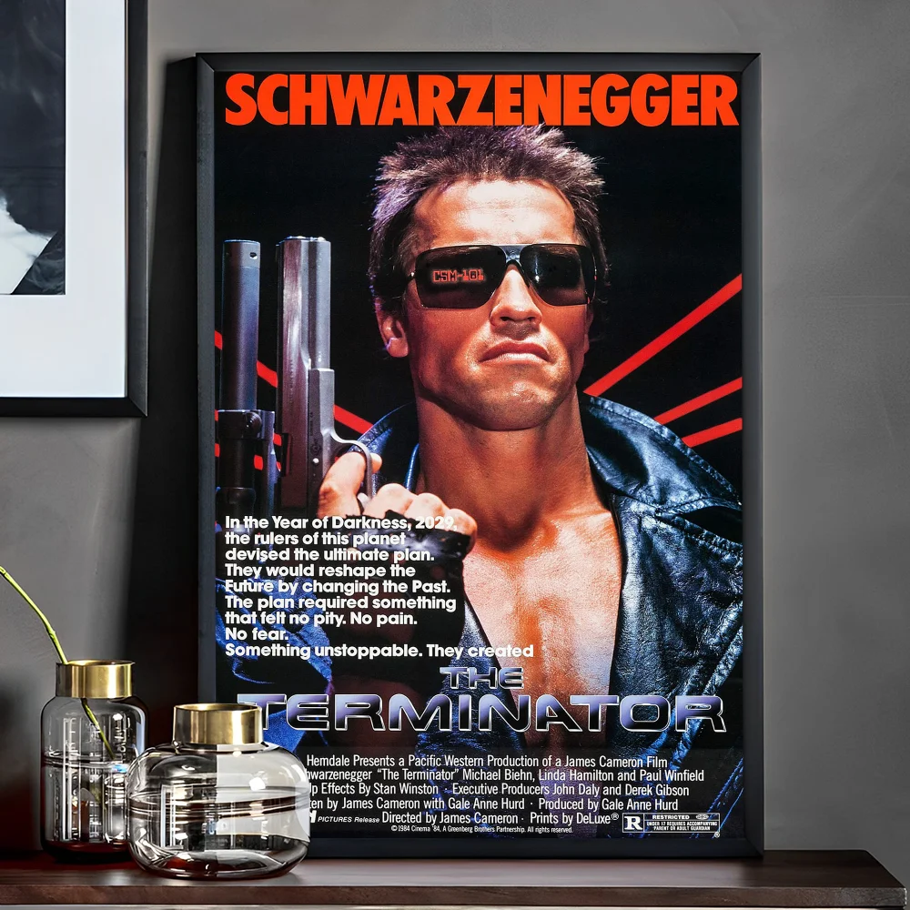 Film T-Terminator Plakat Dobrej Jakości Wydruki i Plakaty Jakość HD Plakat Wall Art Malarstwo Studium Home Decor