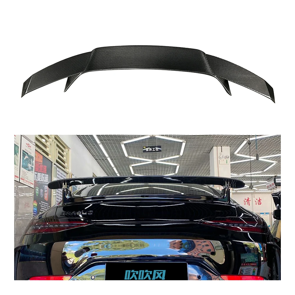 NEW High Quality B Style Dry Carbon Fiber Car Body Kit GT50 GT53 Rear Spoiler Wing For Mercedes AMG GT50 GT53 Accessories