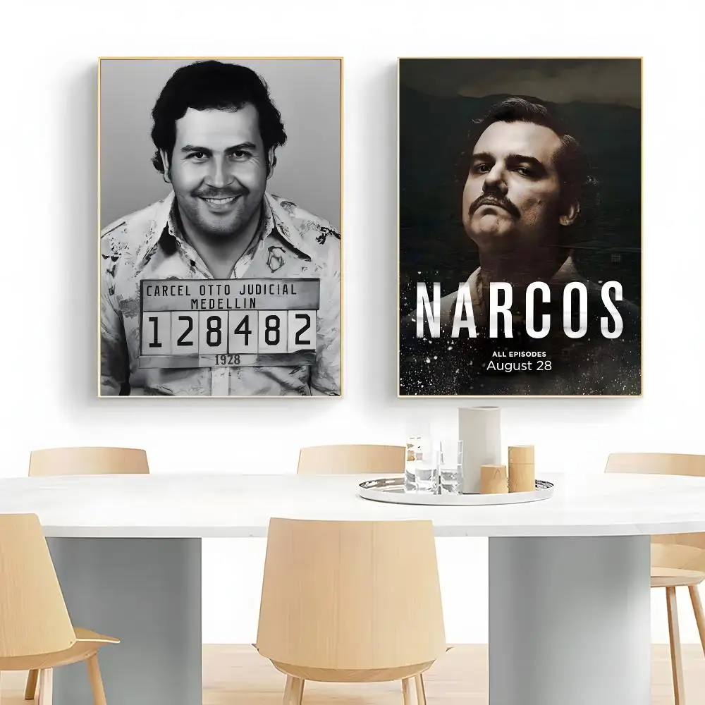 Notorious Celebrity P-Pablo Escobar Poster Wall Art Print Decorative Mural Home Decor Gift Unframed